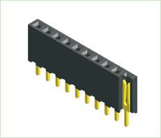 2.0mm Ayol sarlavhasi Bir qatorli tekis H6.35